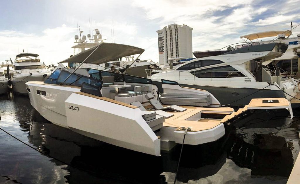 evo marine 43 Fort Lauderdale Boat Show