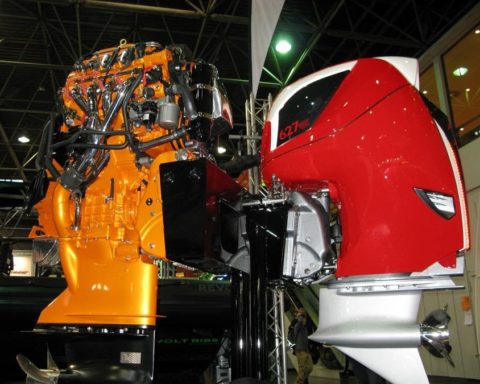 Un motore Volvo Penta, azienda che ha acquisito le quote di maggioranza di Seven Marine