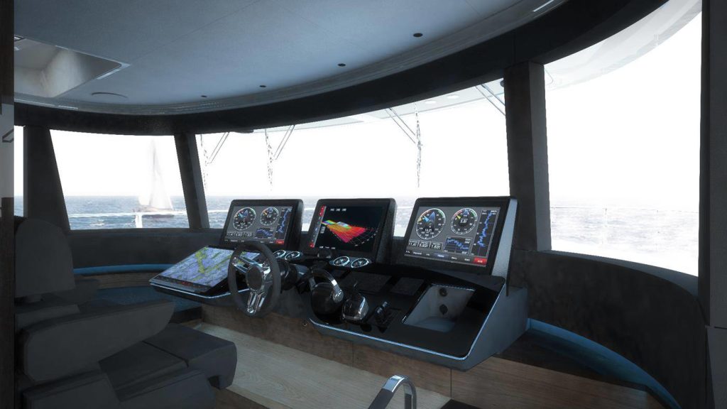cabina di pilotaggio Absolute Yachts Navetta 73