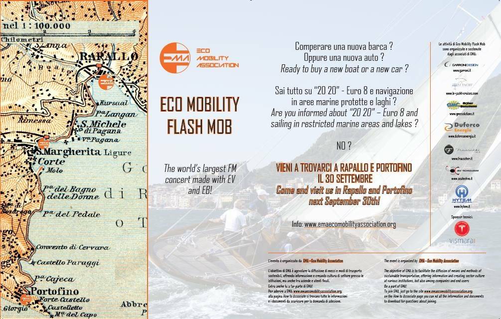 Eco Mobility Flash Mob, a Rapallo Frauscher e le eco-imbarcazioni