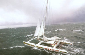 Enza New Zealand catamarano al Trophée Jules Verne