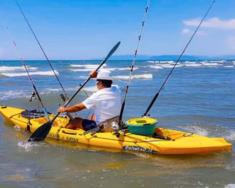 Pesca in kayak