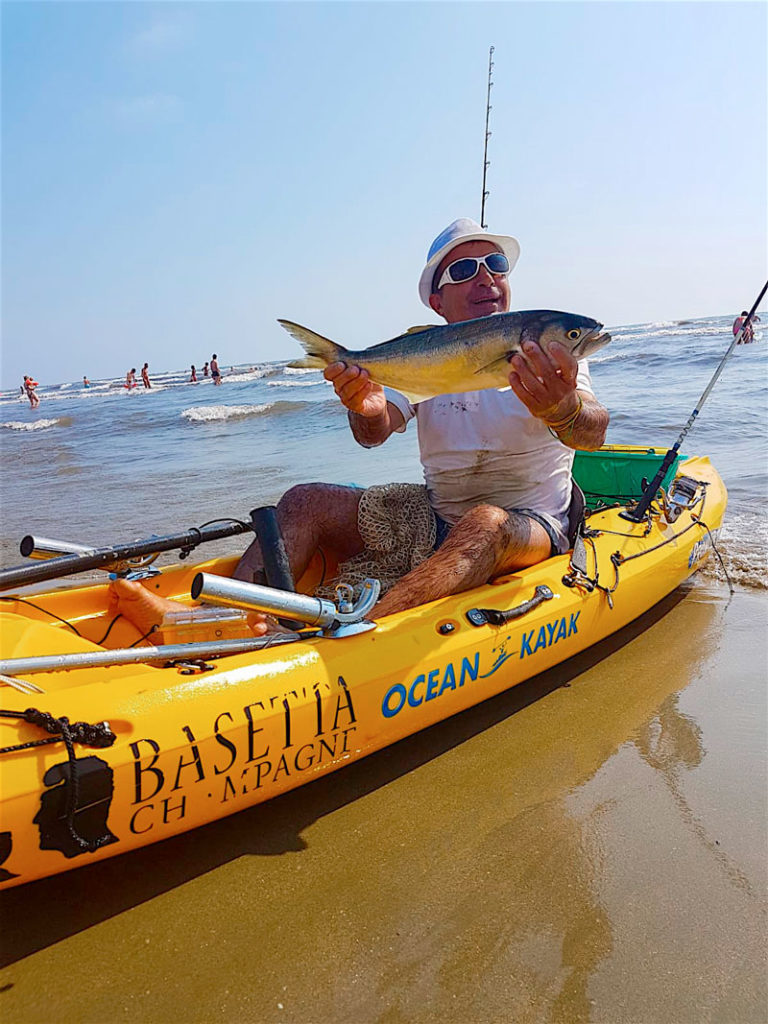 pesca in kayak Michele Marcucci