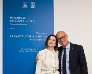 UCINA SATEC2019_Presidente Saverio Cecchi e Presidente emerito Carla Demaria