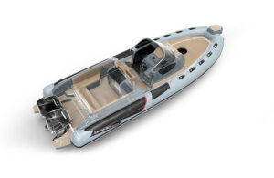 Cayman 28.0 Executive top view and engines