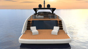 custom yacht senses 07 beach area