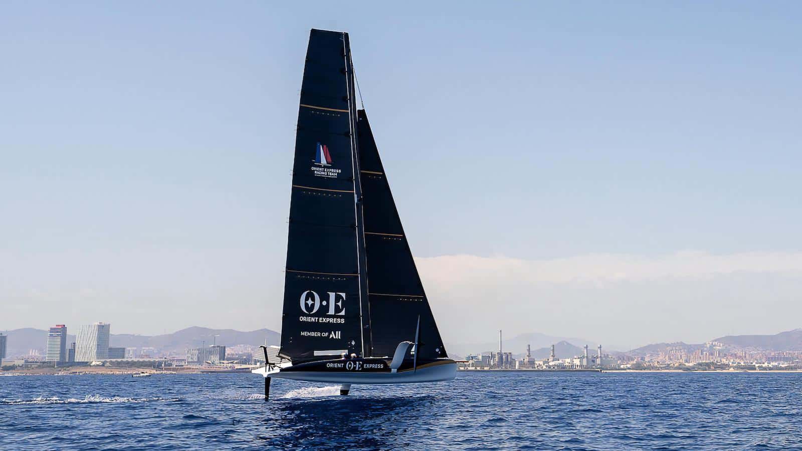 Orient Express Sailing Team America's Cup running