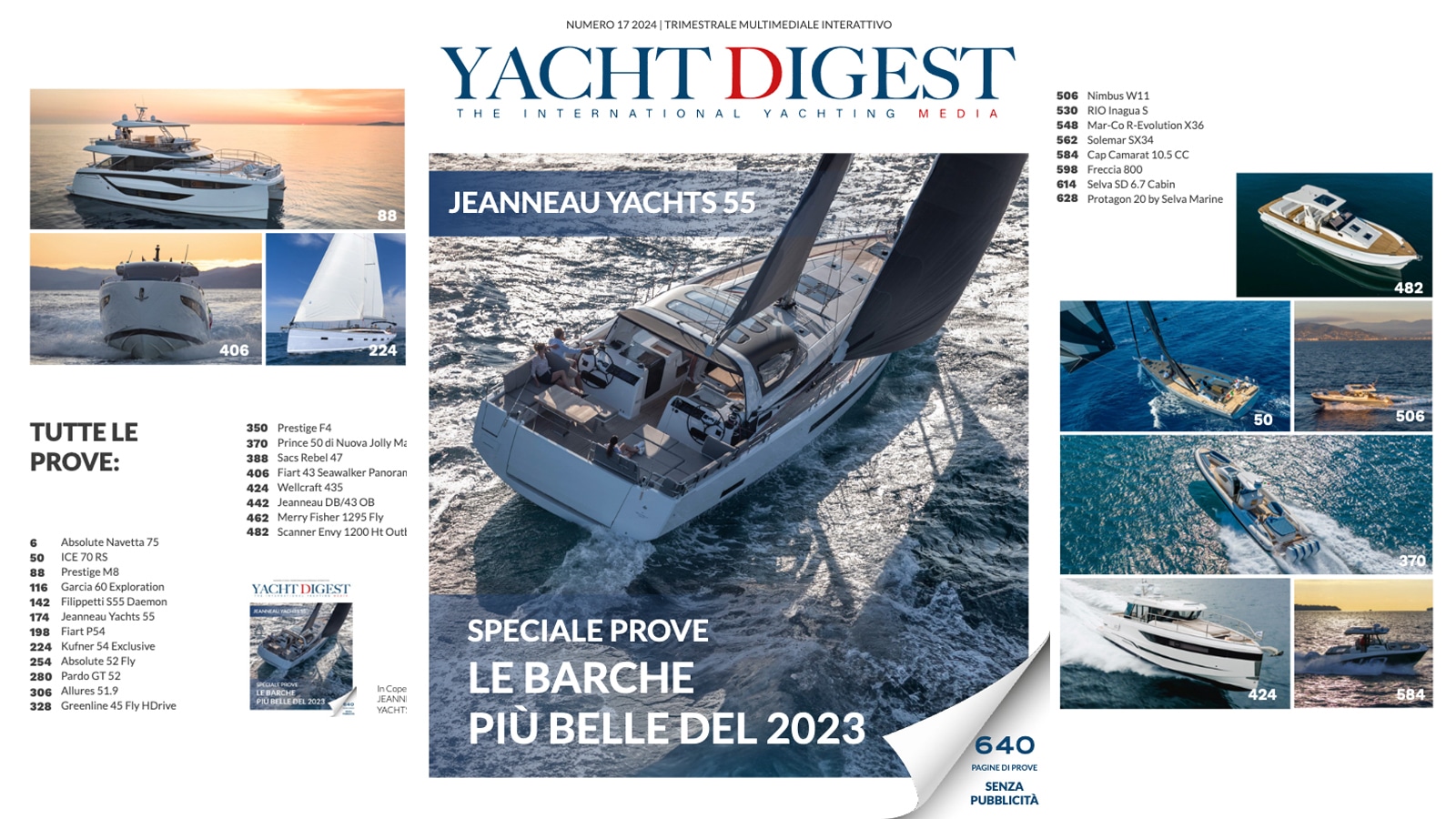Yacht Digest 17: è online lo Speciale Prove dedicato alle barche più belle del 2023