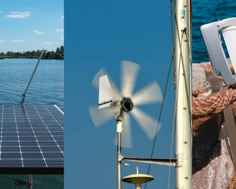 Pannello solare, generatore eolico e idro-generatore